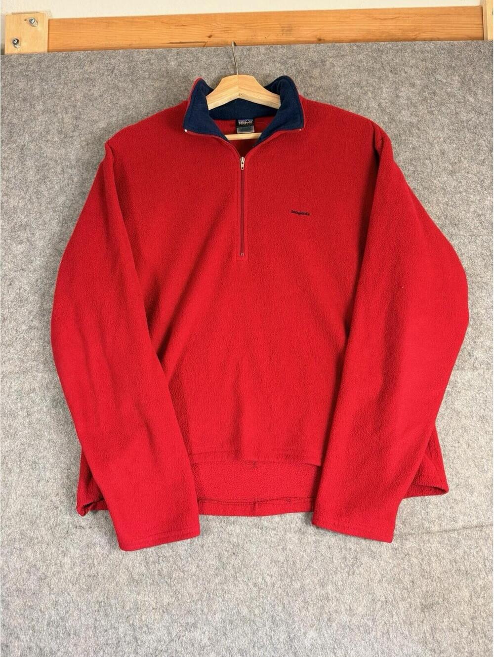 Vintage 90s Made In USA Patagonia Capilene 1/4 Zip Base Layer Shirt Size Large